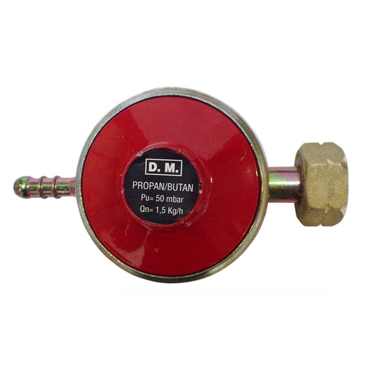 Regulador de presión Hasmi, fijo, 50 mbar, boquilla de manguera x Shell