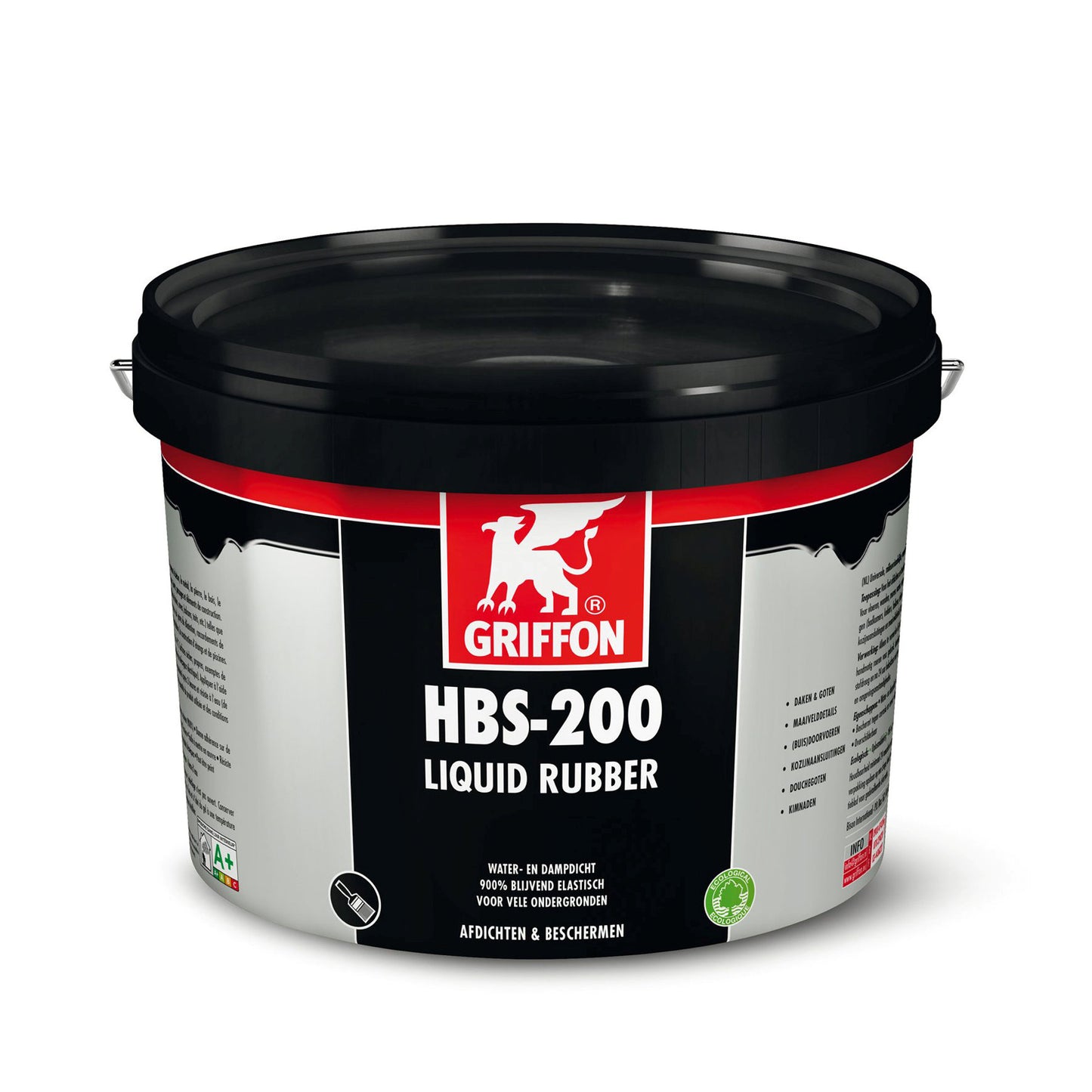 Caucho líquido Griffon HBS-200, HBS-201, cubo de 5 litros