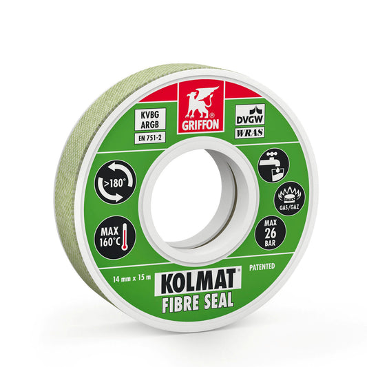 Griffon Kolmat Fibre Seal sealing tape, w = 14 mm, l = 15 m