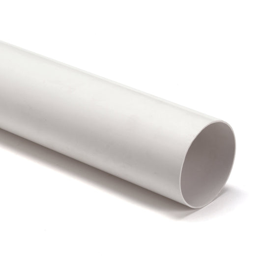 Bajante de agua de lluvia Dyka, PVC, blanco, KOMO, 80 x 1,5 mm, l = 5,55 m