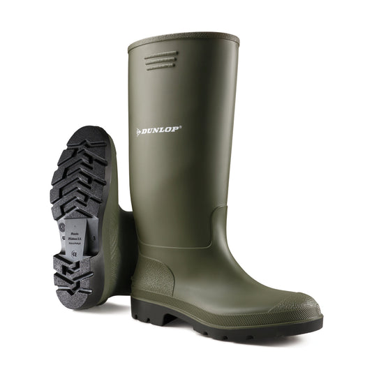 Dunlop boots, type Pricemastor, PVC, green, size 42