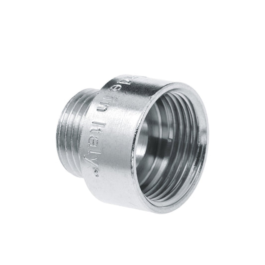 Bonfix reducer nipple, chrome plated, female thread x male thread, ¾" x ½"